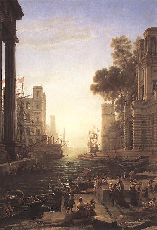 Claude Lorrain Embarkation of St Paula Romana at Ostia China oil painting art